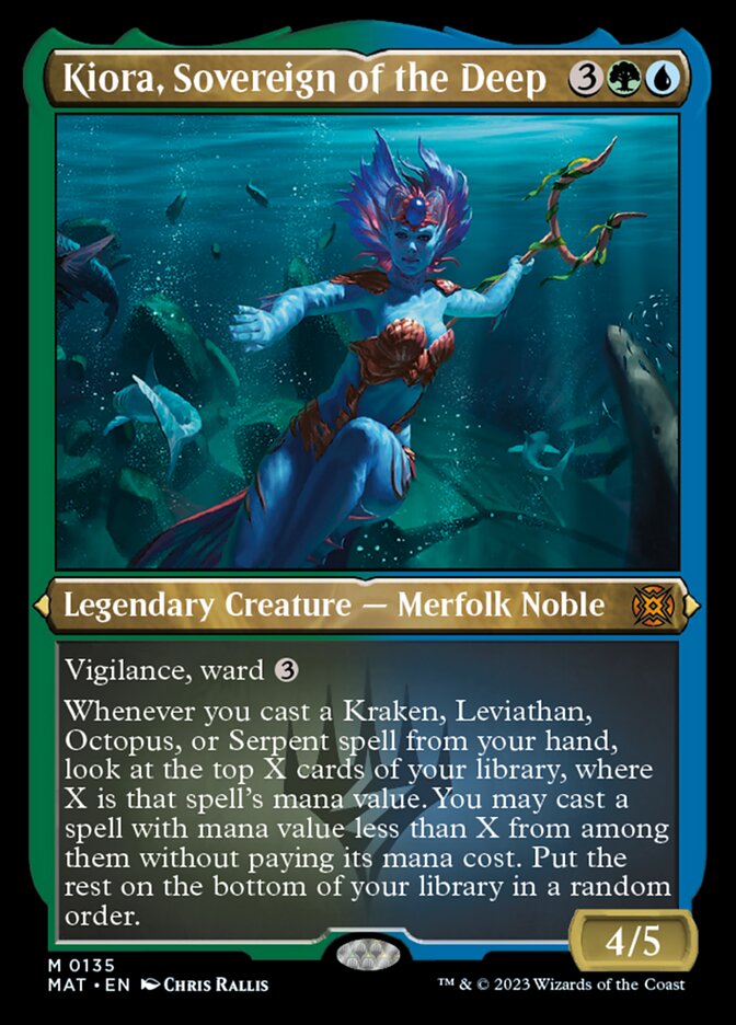 Kiora, Sovereign of the Deep (Foil Etched) [March of the Machine: The Aftermath] | Gamer Loot