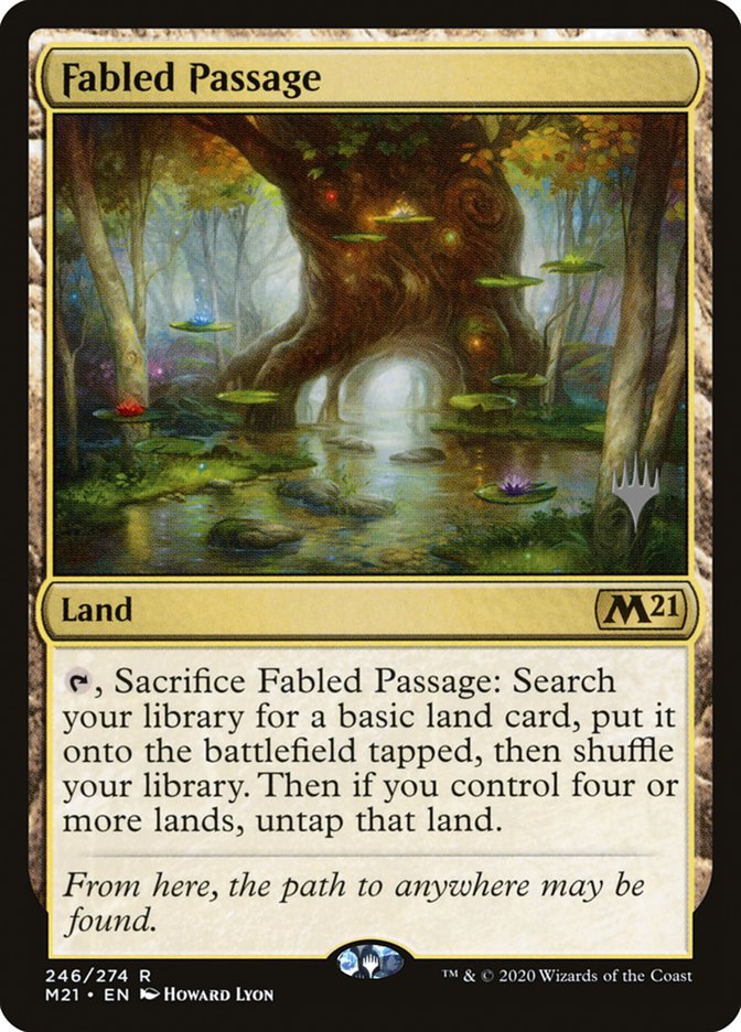 Fabled Passage (Promo Pack) [Core Set 2021 Promos] | Gamer Loot