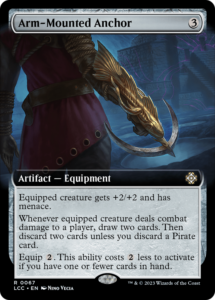 Arm-Mounted Anchor (Extended Art) [The Lost Caverns of Ixalan Commander] | Gamer Loot