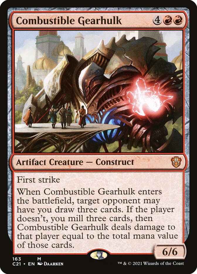 Combustible Gearhulk [Commander 2021] | Gamer Loot