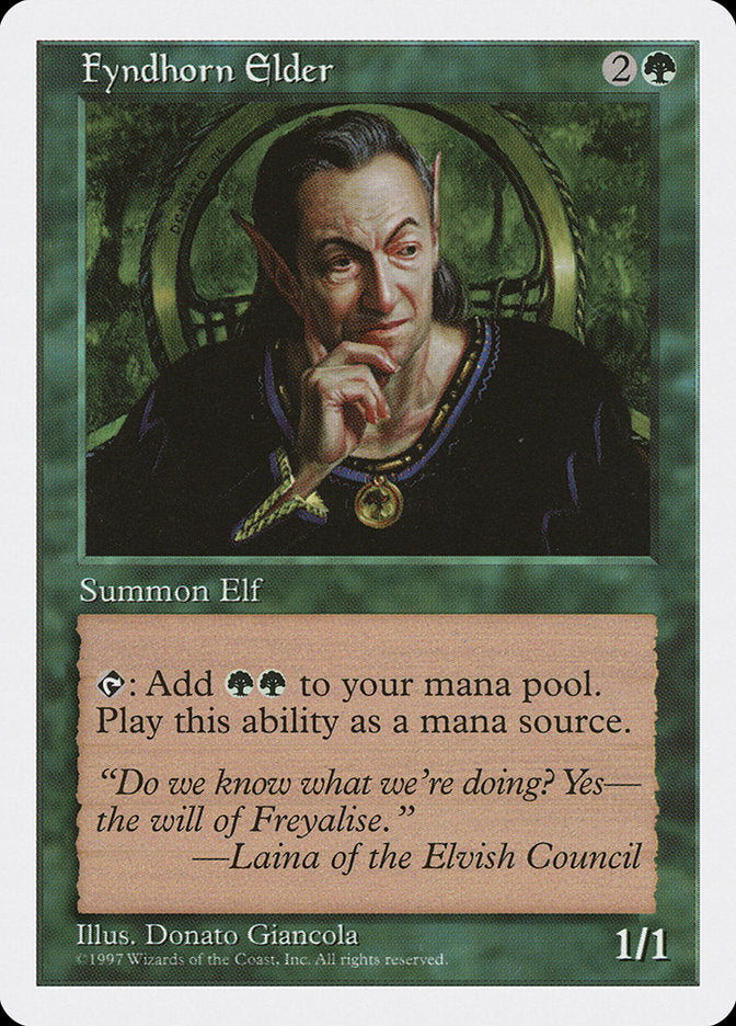 Fyndhorn Elder [Fifth Edition] | Gamer Loot