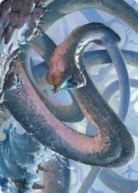 Koma, Cosmos Serpent 1 Art Card [Kaldheim: Art Series] | Gamer Loot