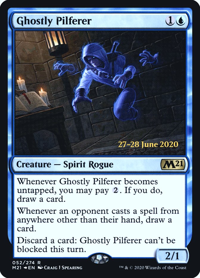 Ghostly Pilferer  [Core Set 2021 Prerelease Promos] | Gamer Loot