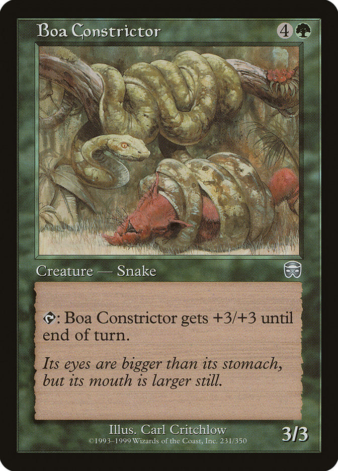 Boa Constrictor [Mercadian Masques] | Gamer Loot