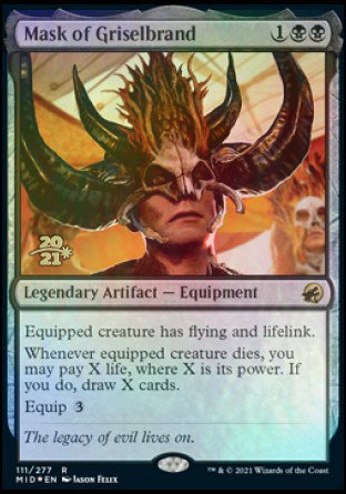 Mask of Griselbrand [Innistrad: Midnight Hunt Prerelease Promos] | Gamer Loot