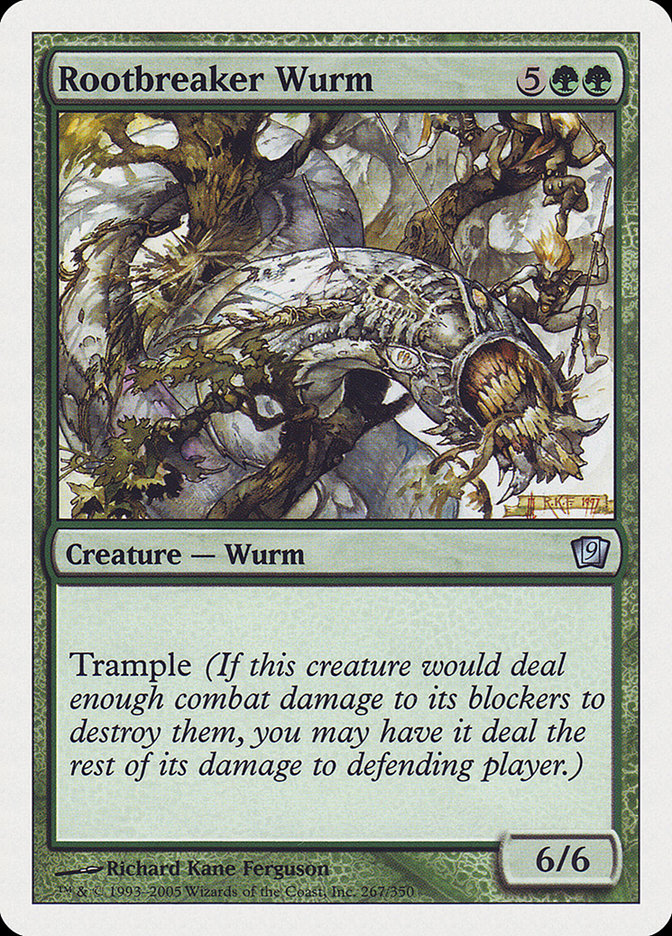 Rootbreaker Wurm [Ninth Edition] | Gamer Loot