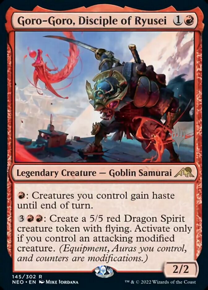 Goro-Goro, Disciple of Ryusei (Promo Pack) [Kamigawa: Neon Dynasty Promos] | Gamer Loot