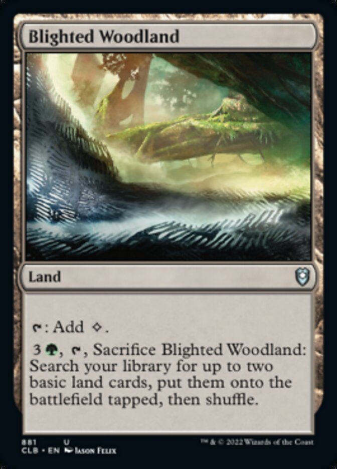 Blighted Woodland [Commander Legends: Battle for Baldur's Gate] | Gamer Loot