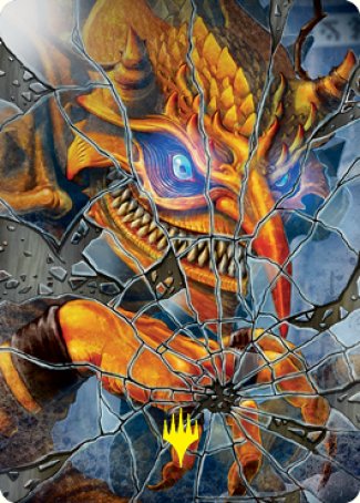 Reflection of Kiki-Jiki Art Card (Gold-Stamped Signature) [Kamigawa: Neon Dynasty Art Series] | Gamer Loot