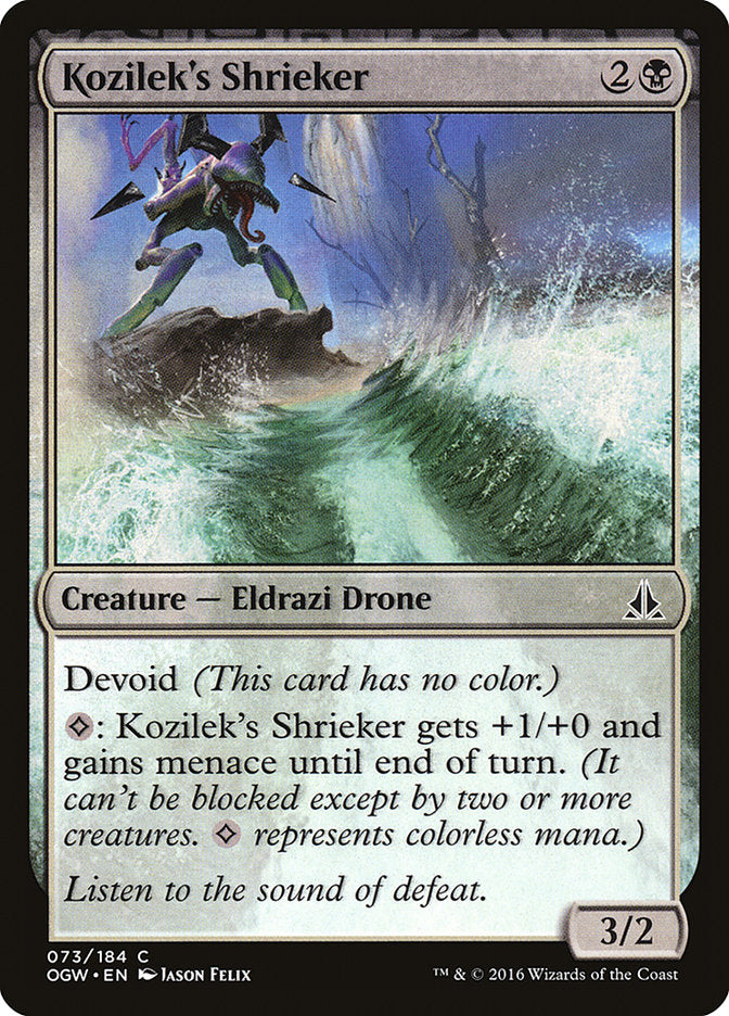 Kozilek's Shrieker [Oath of the Gatewatch] | Gamer Loot