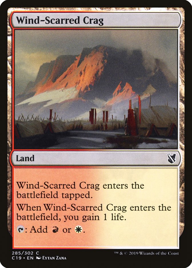 Wind-Scarred Crag [Commander 2019] | Gamer Loot