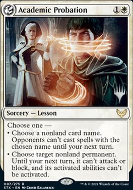 Academic Probation (Promo Pack) [Strixhaven: School of Mages Promos] | Gamer Loot