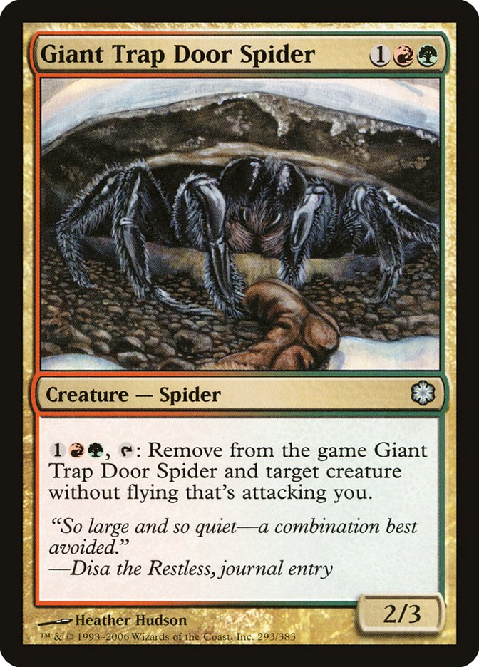 Giant Trap Door Spider [Coldsnap Theme Decks] | Gamer Loot