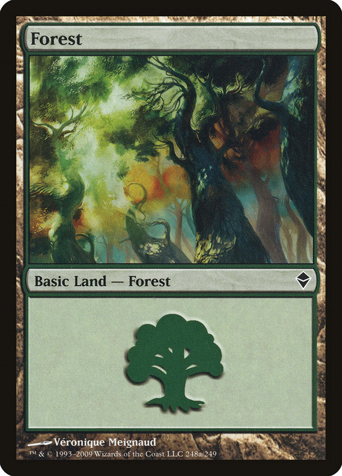 Forest (248a) [Zendikar] | Gamer Loot