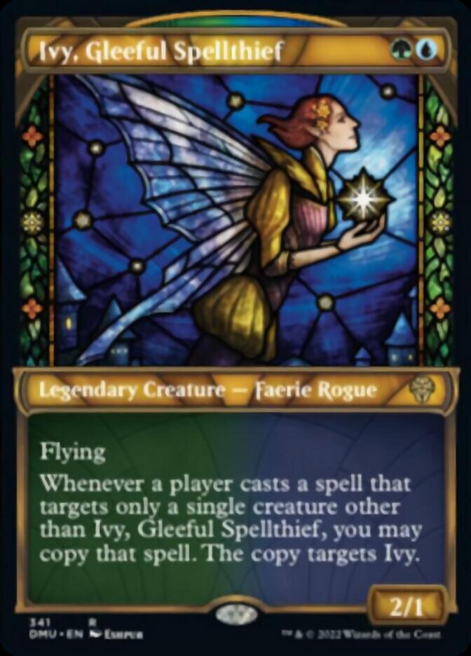 Ivy, Gleeful Spellthief (Showcase Textured) [Dominaria United] | Gamer Loot