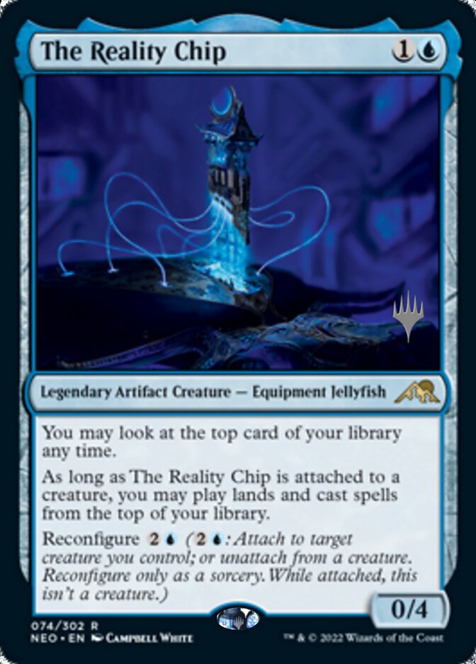 The Reality Chip (Promo Pack) [Kamigawa: Neon Dynasty Promos] | Gamer Loot