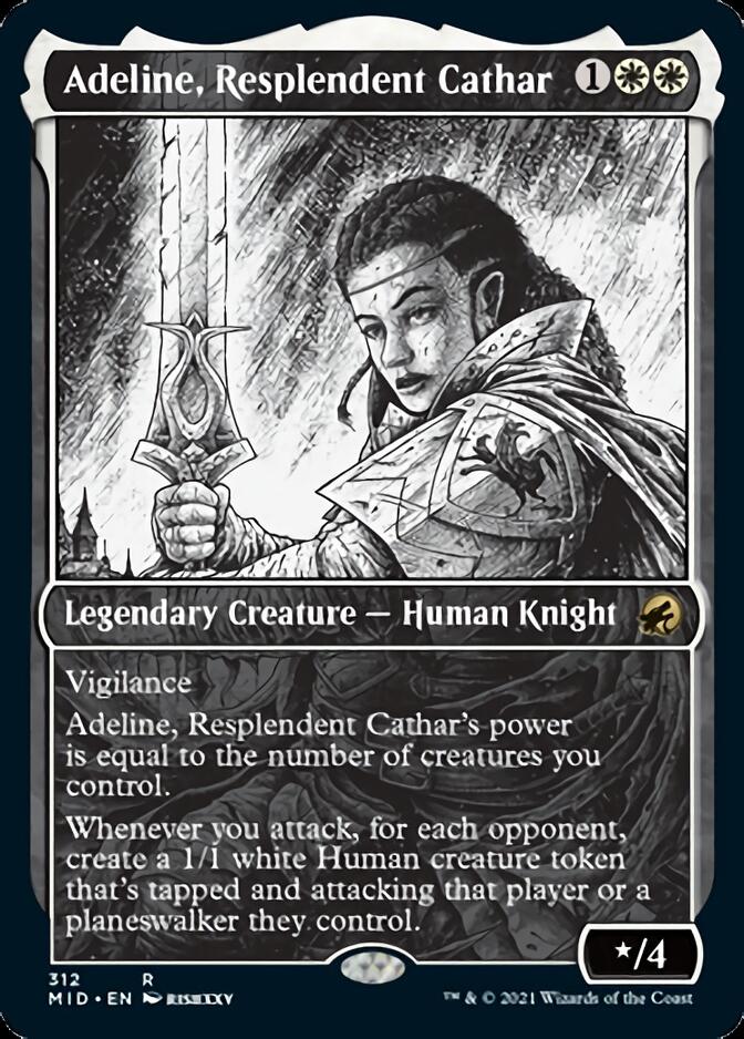 Adeline, Resplendent Cathar (Showcase Eternal Night) [Innistrad: Midnight Hunt] | Gamer Loot