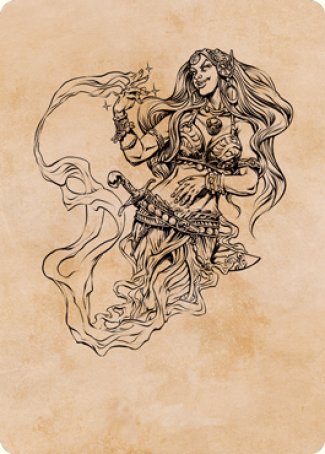 Djinni Windseer (Showcase) Art Card [Dungeons & Dragons: Adventures in the Forgotten Realms Art Series] | Gamer Loot