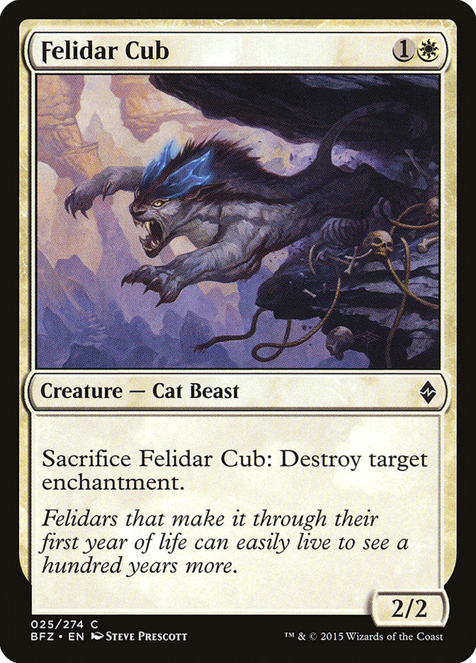 Felidar Cub [Battle for Zendikar] | Gamer Loot