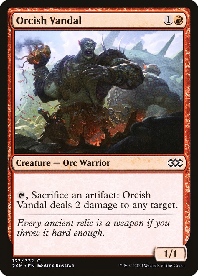 Orcish Vandal [Double Masters] | Gamer Loot