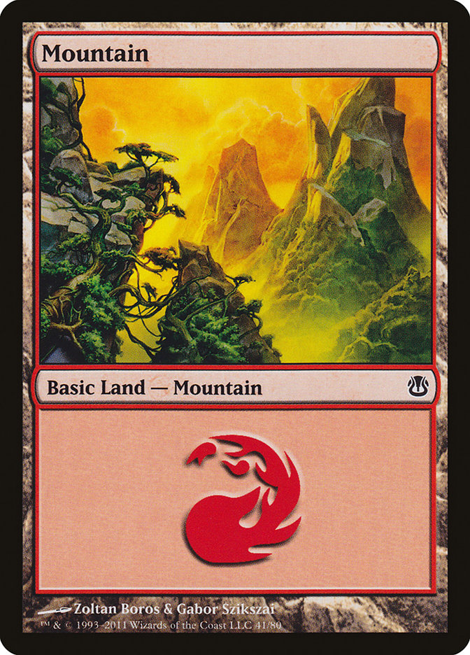 Mountain (41) [Duel Decks: Ajani vs. Nicol Bolas] | Gamer Loot