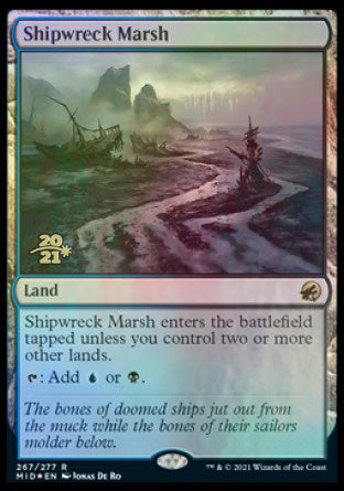 Shipwreck Marsh [Innistrad: Midnight Hunt Prerelease Promos] | Gamer Loot