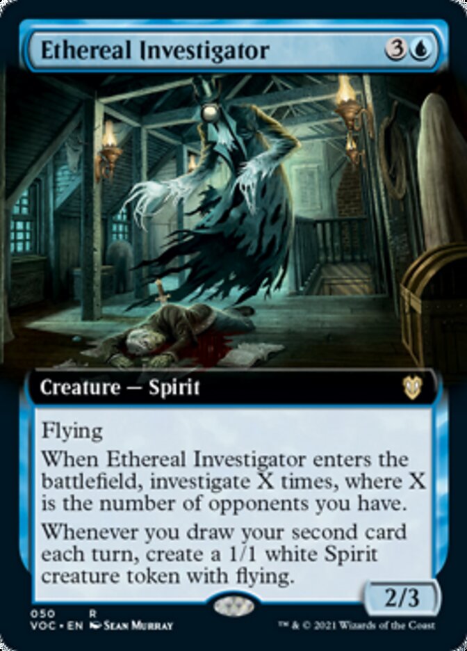 Ethereal Investigator (Extended) [Innistrad: Crimson Vow Commander] | Gamer Loot