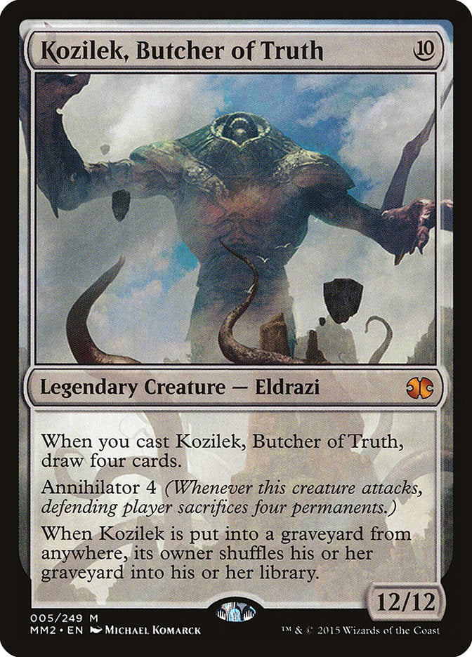 Kozilek, Butcher of Truth [Modern Masters 2015] | Gamer Loot