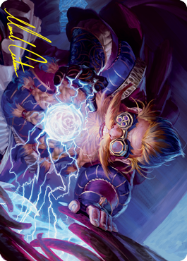 Storm-Kiln Artist Art Card (Gold-Stamped Signature) [Strixhaven: School of Mages Art Series] | Gamer Loot