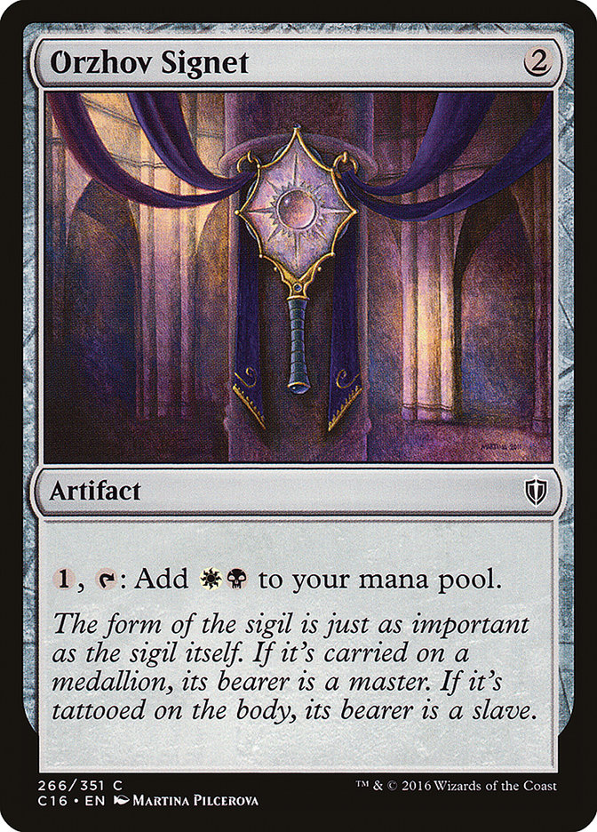 Orzhov Signet [Commander 2016] | Gamer Loot