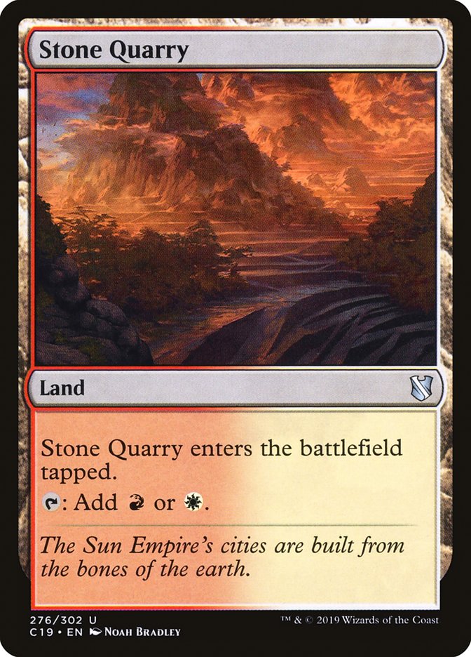 Stone Quarry [Commander 2019] | Gamer Loot