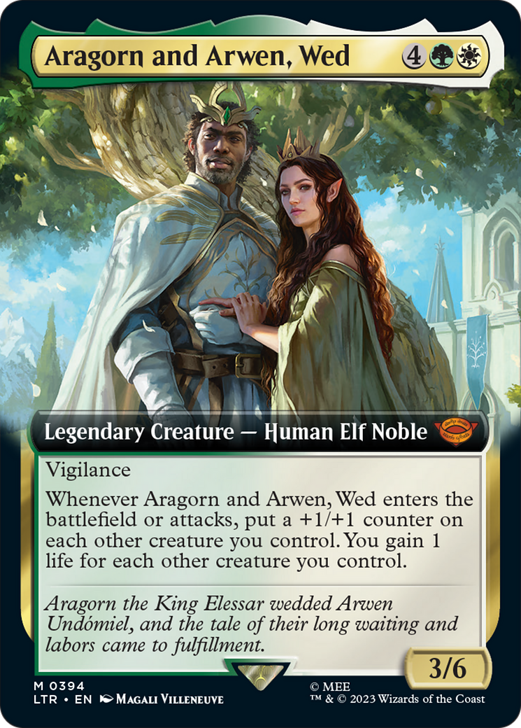 Aragorn and Arwen, Wed (Extended Art) [The Lord of the Rings: Tales of Middle-Earth] | Gamer Loot