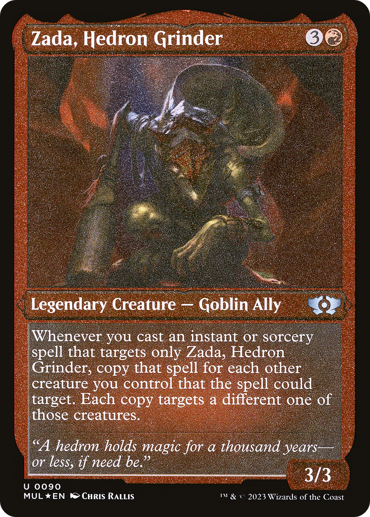 Zada, Hedron Grinder (Foil Etched) [Multiverse Legends] | Gamer Loot