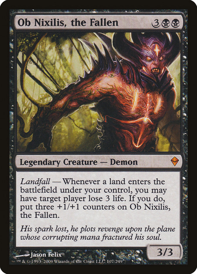 Ob Nixilis, the Fallen [Zendikar] | Gamer Loot