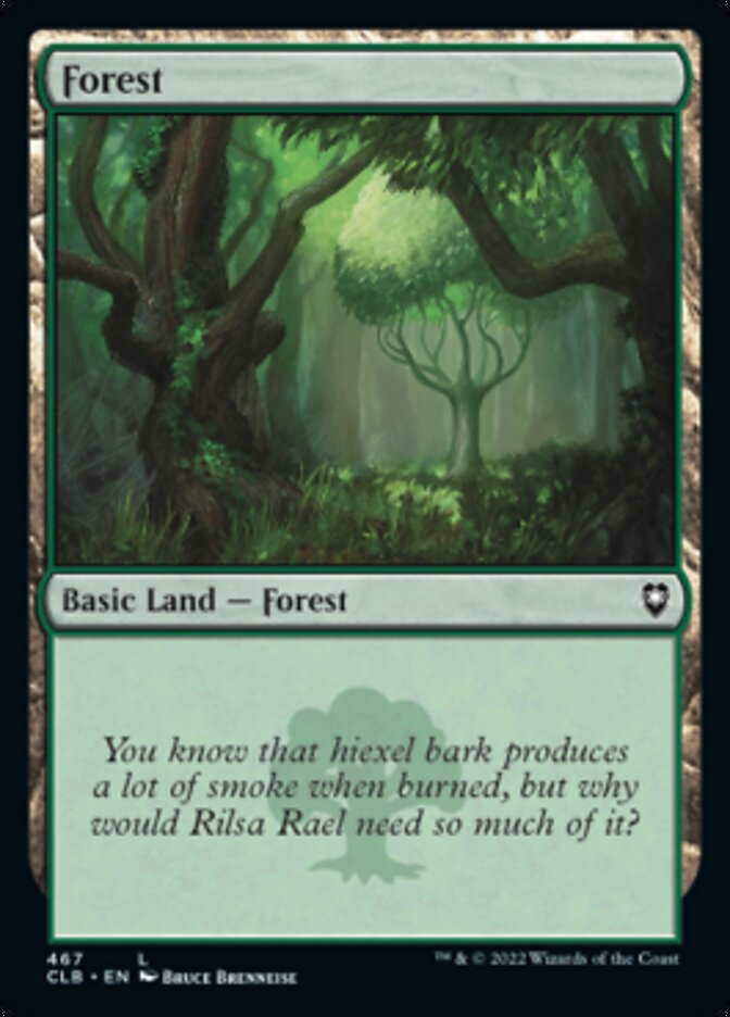 Forest (467) [Commander Legends: Battle for Baldur's Gate] | Gamer Loot