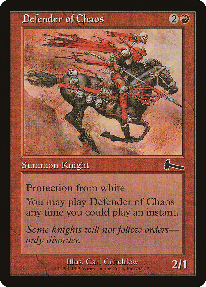 Defender of Chaos [Urza's Legacy] | Gamer Loot