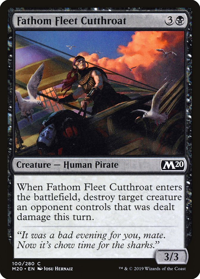 Fathom Fleet Cutthroat [Core Set 2020] | Gamer Loot