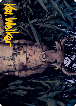 Fleshtaker Art Card (Gold-Stamped Signature) [Innistrad: Midnight Hunt Art Series] | Gamer Loot