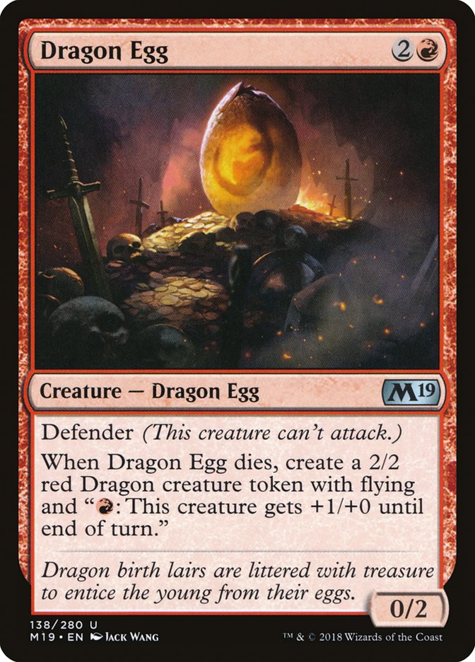 Dragon Egg [Core Set 2019] | Gamer Loot