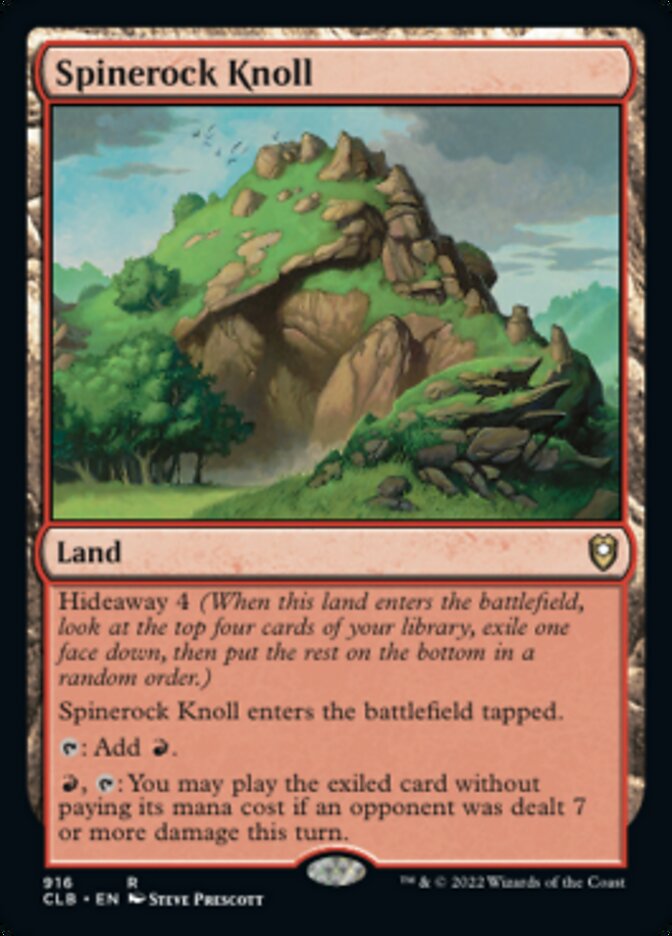 Spinerock Knoll [Commander Legends: Battle for Baldur's Gate] | Gamer Loot