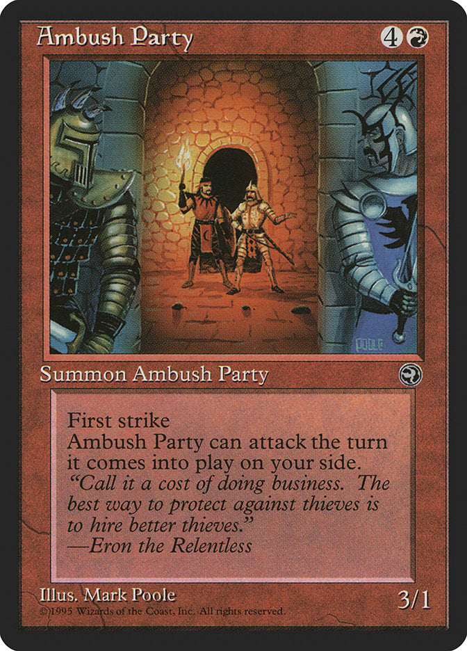 Ambush Party (Eron Flavor Text) [Homelands] | Gamer Loot