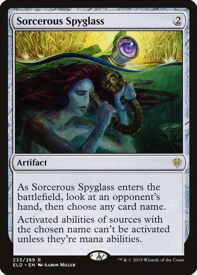 Sorcerous Spyglass [Throne of Eldraine] | Gamer Loot