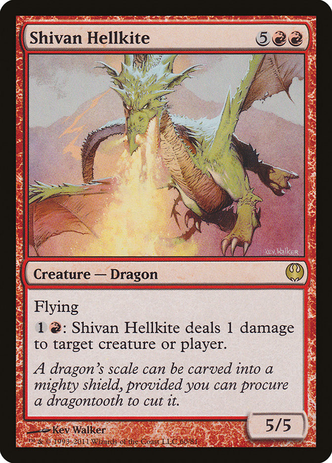Shivan Hellkite [Duel Decks: Knights vs. Dragons] | Gamer Loot