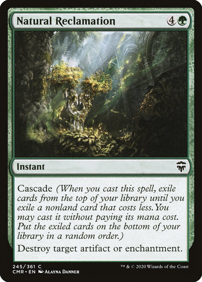 Natural Reclamation [Commander Legends] | Gamer Loot