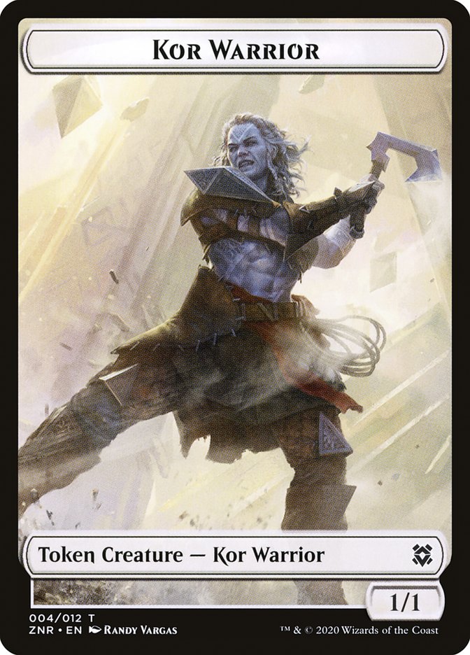 Kor Warrior [Zendikar Rising Tokens] | Gamer Loot