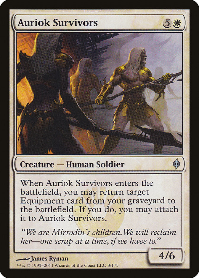 Auriok Survivors [New Phyrexia] | Gamer Loot
