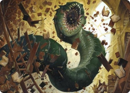 Bookwurm Art Card [Strixhaven: School of Mages Art Series] | Gamer Loot