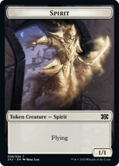 Boar // Spirit Double-sided Token [Double Masters 2022 Tokens] | Gamer Loot