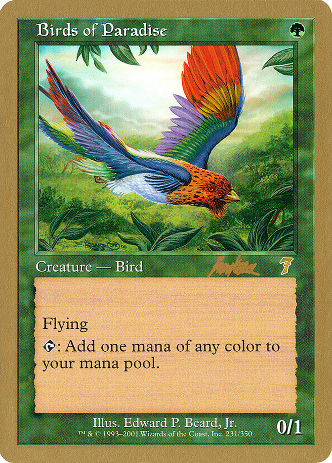 Birds of Paradise (Brian Kibler) [World Championship Decks 2002] | Gamer Loot