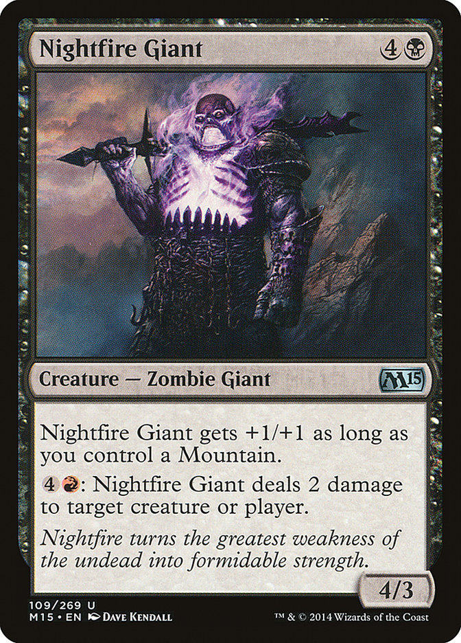 Nightfire Giant [Magic 2015] | Gamer Loot